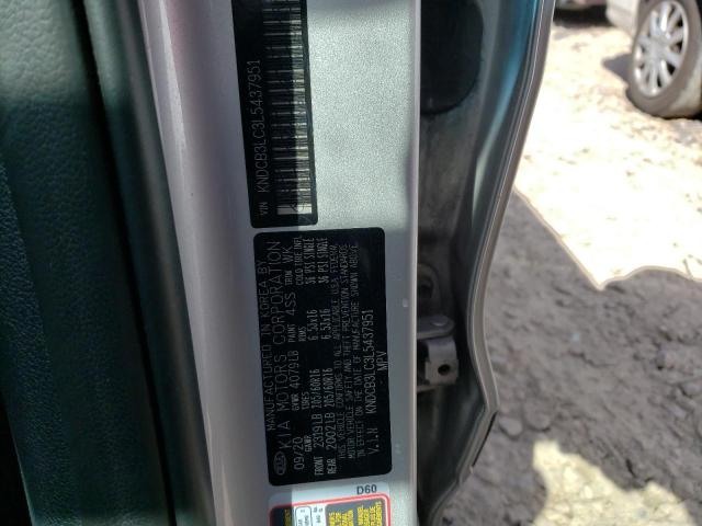 KNDCB3LC3L5437951 KIA NIRO LX