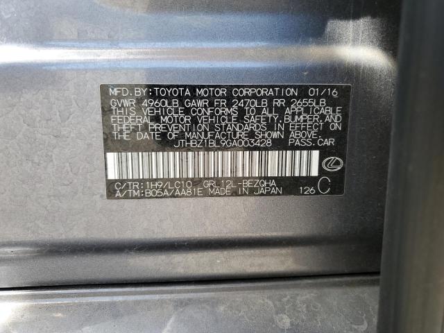 2016 LEXUS GS 350 BAS - JTHBZ1BL9GA003428