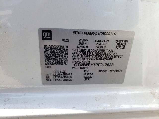 1GT49WEY7PF217688 GMC Sierra K3500 Denali