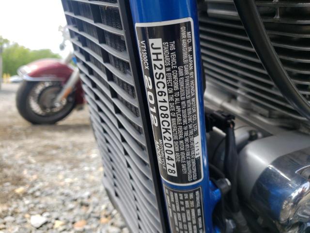 2012 HONDA VT1300 CX JH2SC6108CK200478