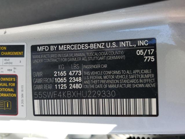 55SWF4KBXHU229330 Mercedes-Benz C 300 4matic