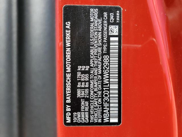 WBAHF3C01LWW62988 BMW Z4 Sdrive30i