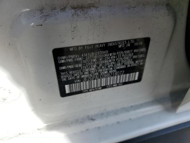 JF2GPALC0H8218072 Subaru Crosstrek Limited