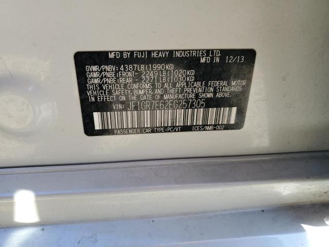 JF1GR7E62EG257305 Subaru Impreza Wrx