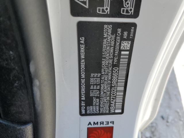 WBA4Z7C02L5R86650 BMW 440XI