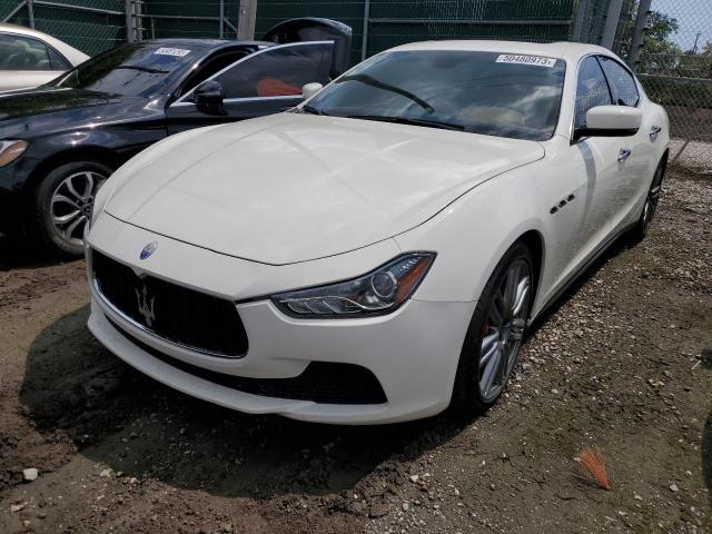 Maserati Ghibli S salvage cars for sale: 2016 Maserati Ghibli S