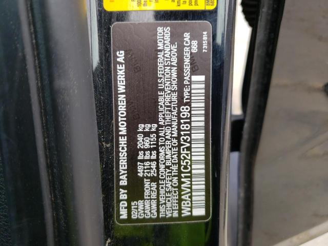 WBAVM1C52FV318198 BMW X1 Sdrive28i