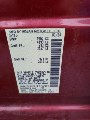 1N4AZ0CPXEC330209 Nissan LEAF S