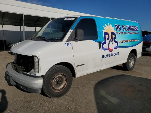 Salvage cars for sale from Copart Fresno, CA: 2000 Chevrolet Express G2500