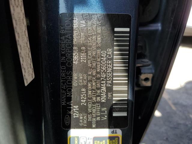 KNAGM4A74F5600440 KIA Optima Lx