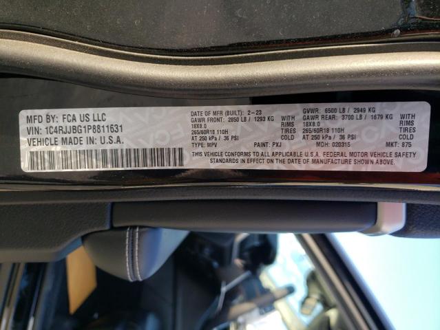 1C4RJJBG1P8811631 Jeep Grand Cherokee L Limited