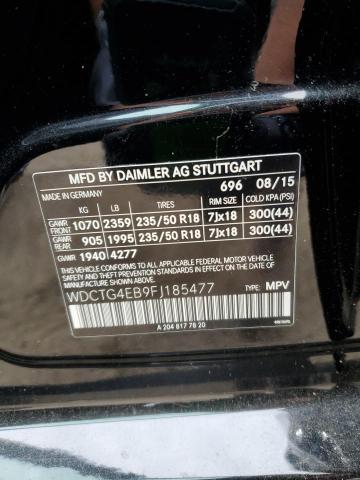 2015 MERCEDES-BENZ GLA 250 - WDCTG4EB9FJ185477