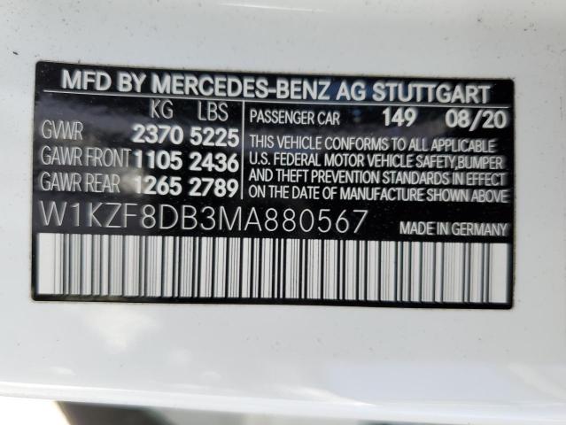W1KZF8DB3MA880567 Mercedes-Benz E 350