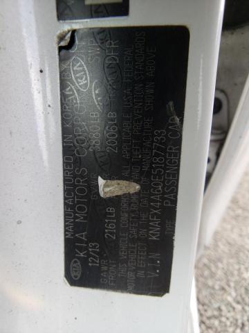 KNAFX4A60E5187733 KIA FORTE LX