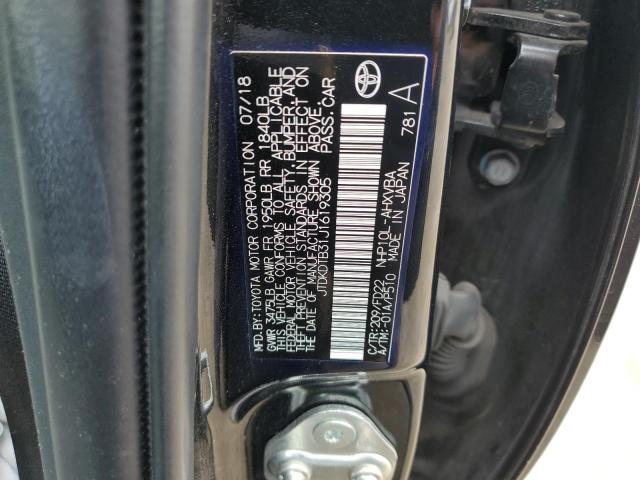JTDKDTB31J1619305 Toyota PRIUS C