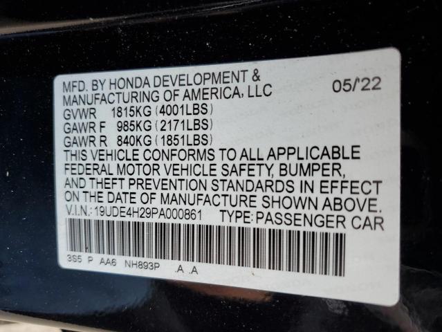 2023 ACURA INTEGRA 19UDE4H29PA000861