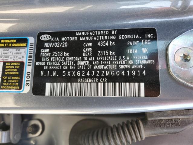 5XXG24J22MG041914 KIA K5 LX