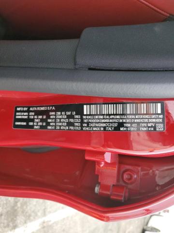Alfa Romeo STELVIO TI 2019 ZASPAKBN9K7C31237 Image 13