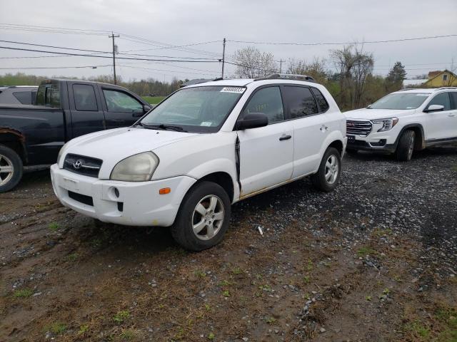 Salvage cars for sale from Copart Albany, NY: 2007 Hyundai Tucson GLS