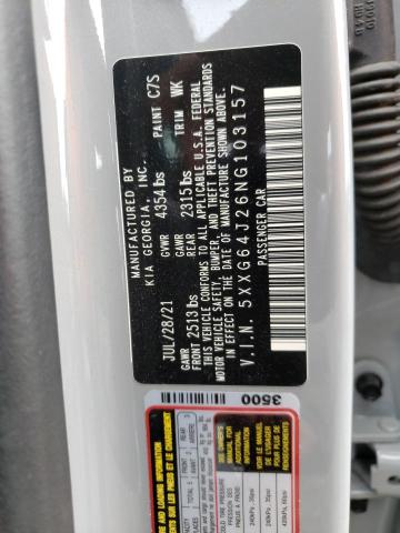5XXG64J26NG103157 KIA K5 GT LINE