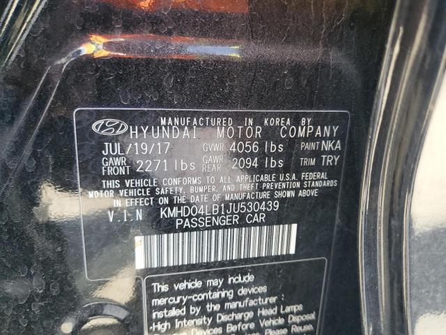 2018 HYUNDAI ELANTRA SP - KMHD04LB1JU530439