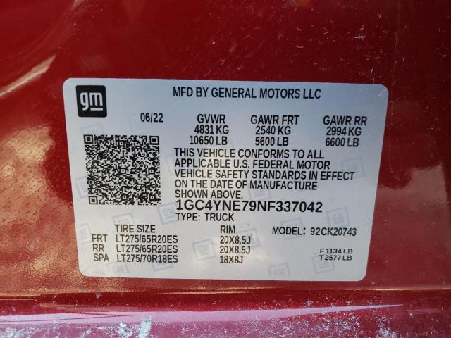 2022 CHEVROLET SILV2500 2 - 1GC4YNE79NF337042