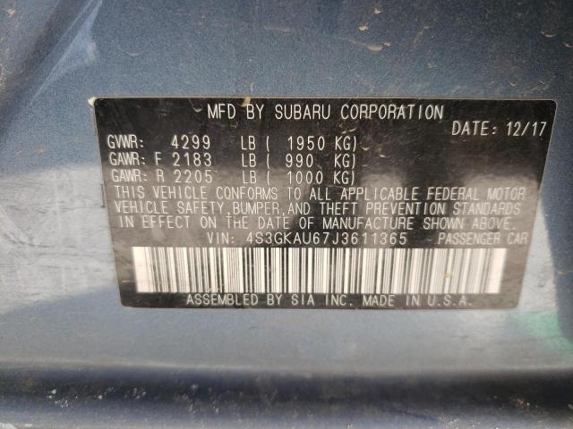 4S3GKAU67J3611365 Subaru Impreza Limited