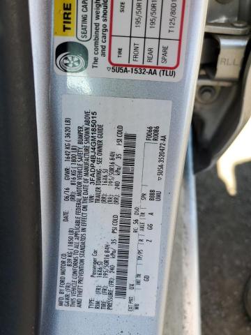 3FADP4BJ4GM185015 Ford FIESTA SE