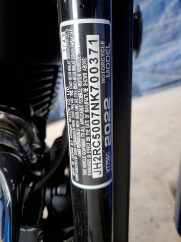 2022 HONDA VT750 C JH2RC5007NK700371