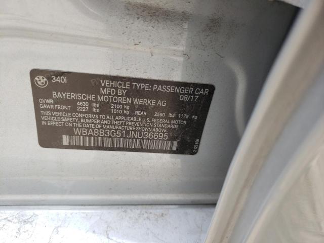 2018 BMW 340 I - WBA8B3G51JNU36695