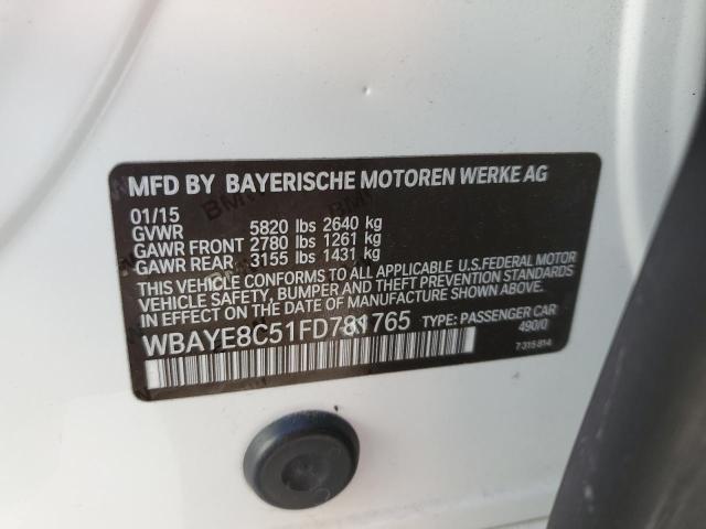WBAYE8C51FD781765 BMW 750 LI