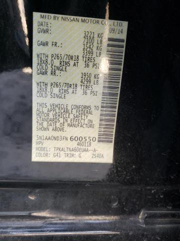 5N1AA0ND3FN600550 Nissan ARMADA SV