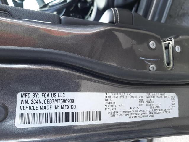 2021 JEEP COMPASS 80 3C4NJCEB7MT596909
