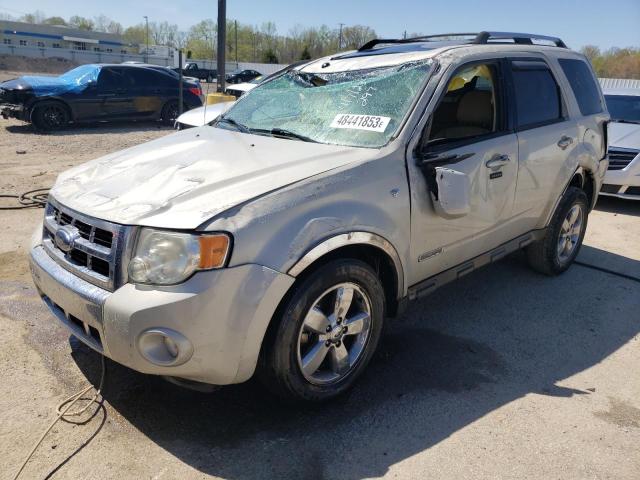 Salvage cars for sale at Louisville, KY auction: 2008 Ford Escape Limited