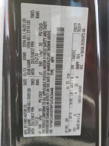 1FMCU0G76FUC63448 Ford ESCAPE SE
