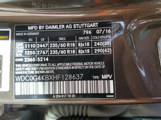 2017 MERCEDES-BENZ GLC 300 4M - WDC0G4KBXHF128637