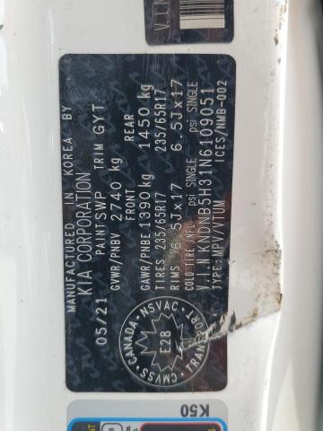 2022 KIA CARNIVAL L - KNDNB5H31N6109051