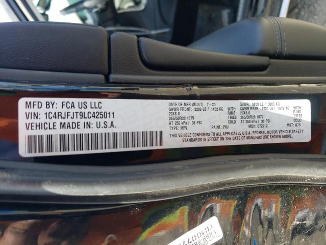 1C4RJFJT9LC425011 Jeep Grand Cherokee Summit