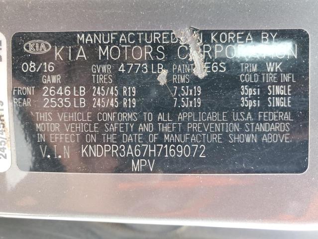 2017 KIA SPORTAGE S - KNDPR3A67H7169072