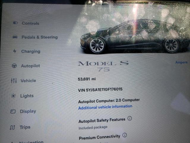 5YJSA1E11GF176015 Tesla MODEL S