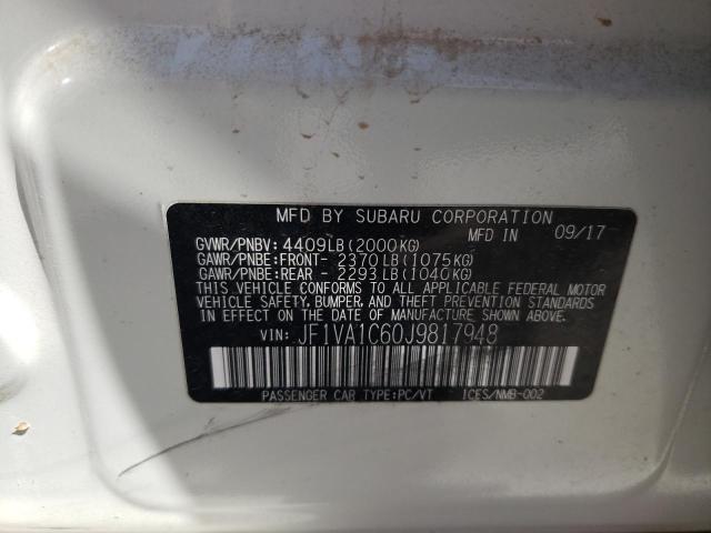 JF1VA1C60J9817948 Subaru Wrx Premium