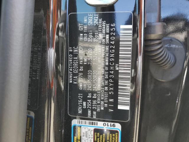 5XYP34HC9NG240256 KIA Telluride Ex