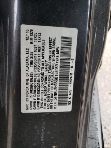 2016 HONDA ODYSSEY SE - 5FNRL5H35GB168089
