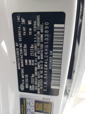 5XXGW4L24HG133890 KIA OPTIMA SX