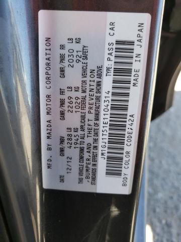 JM1GJ1T51E1104314 Mazda 6 TOURING