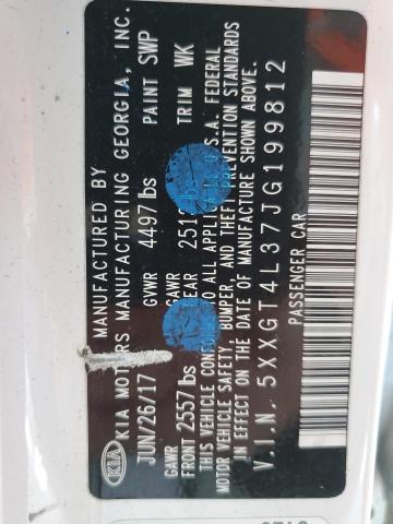 2018 Kia Optima Lx VIN: 5XXGT4L37JG199812 Lot: 61400134