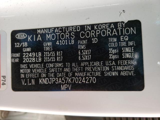 KNDJP3A57K7024270 KIA SOUL +