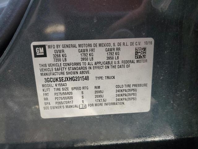 2017 CHEVROLET SILV1500 4 - 3GCUKSEJXHG201548