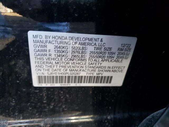 5J8YE1H00PL020287 Acura MDX A-SPEC 14