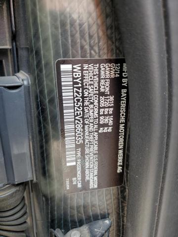 WBY1Z2C52EV286035 BMW I3 Bev
